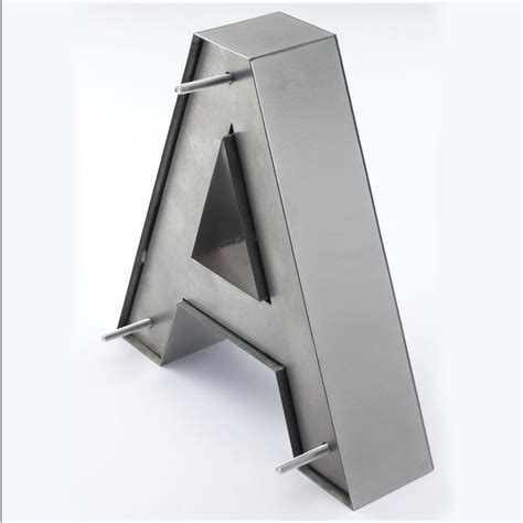 fabricated aluminum letters|hollow metal letters.